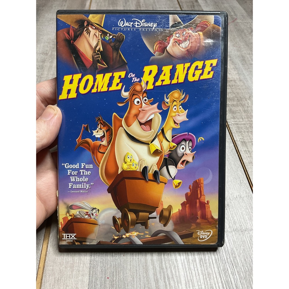 Walt Disney Home On The Range DVD 2004 Animated Comedy Western Movie PG THX